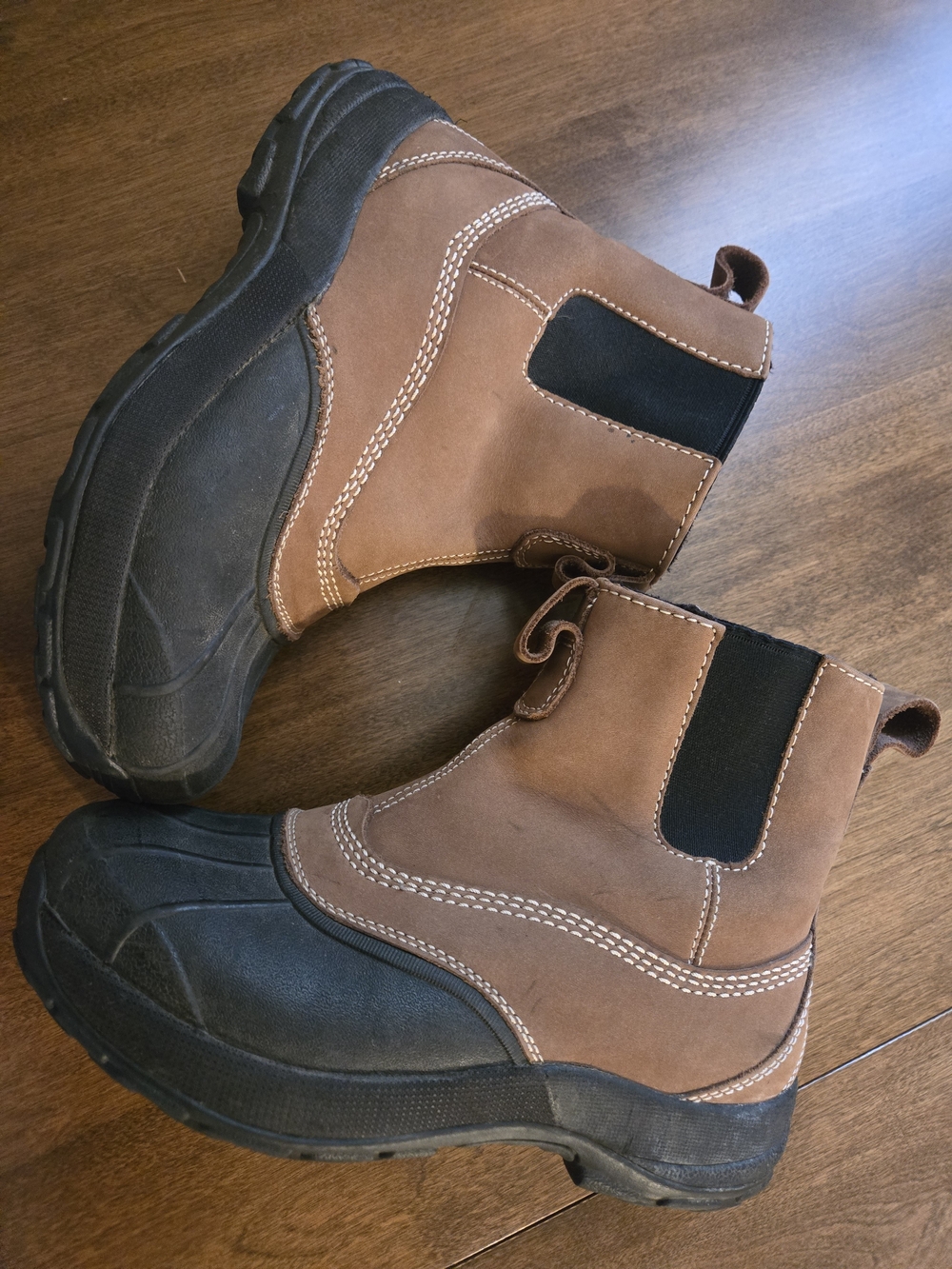 L.L.Bean Chelsea Duck Boots Brown Waterproof Women's Size 7.5 Medium
